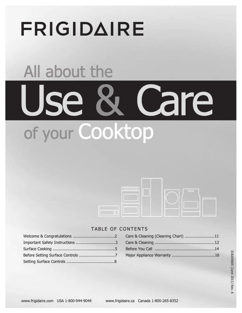 Image de la première page du manuel de l'appareil FFEC3624PB