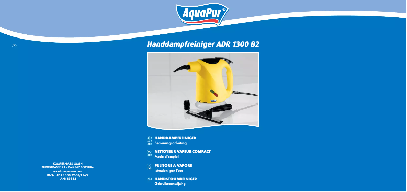 Image de la première page du manuel de l'appareil IAN 69184
