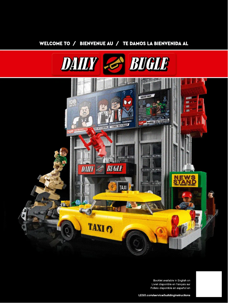 Page 1 de la notice Consignes visuelles Lego Marvel 76178