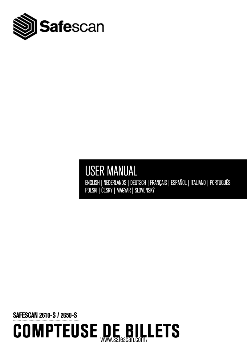 Image de la première page du manuel de l'appareil 2650-S