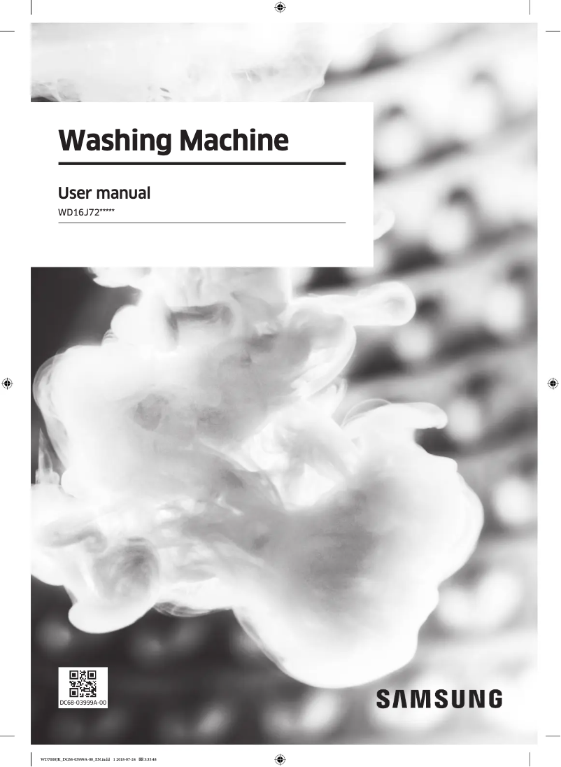 Página 1 del manual Manual de usuario Samsung WD16J7200KS1