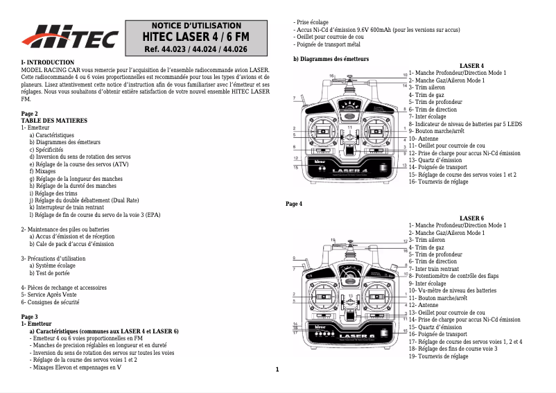 Image de la première page du manuel de l'appareil Flash 4.6