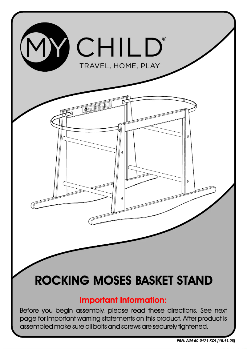 Page n°1 - Manuel utilisateur My Child Rocking Moses Basket Stand