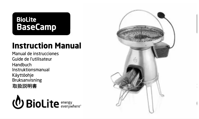 Image de la première page du manuel de l'appareil BaseCamp