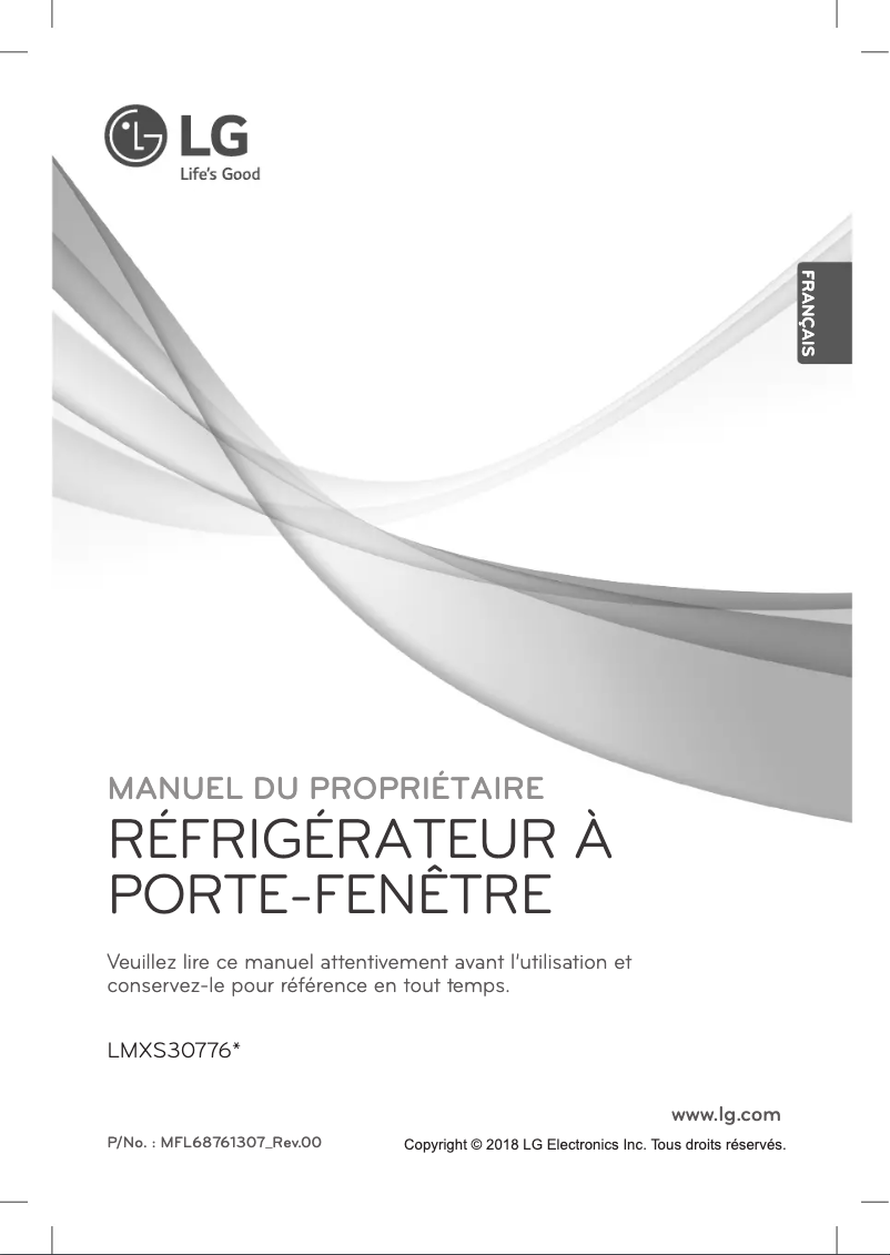 Page n°1 - Manuel utilisateur LG LMXS30776D