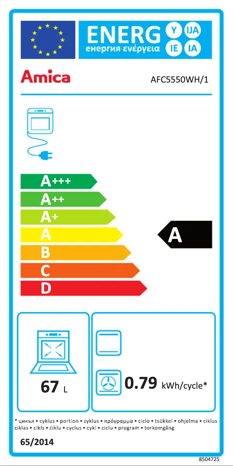 Image de la première page du manuel de l'appareil AFC5550WH