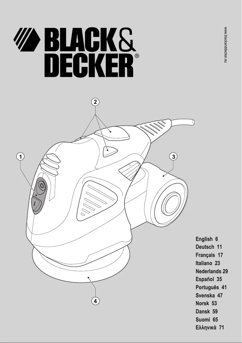Page 1 de la notice Manuel utilisateur Black & Decker KA272