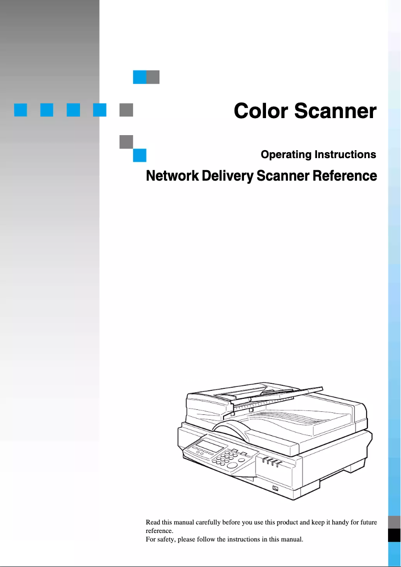 Page 1 de la notice Manuel utilisateur Ricoh IS330DC