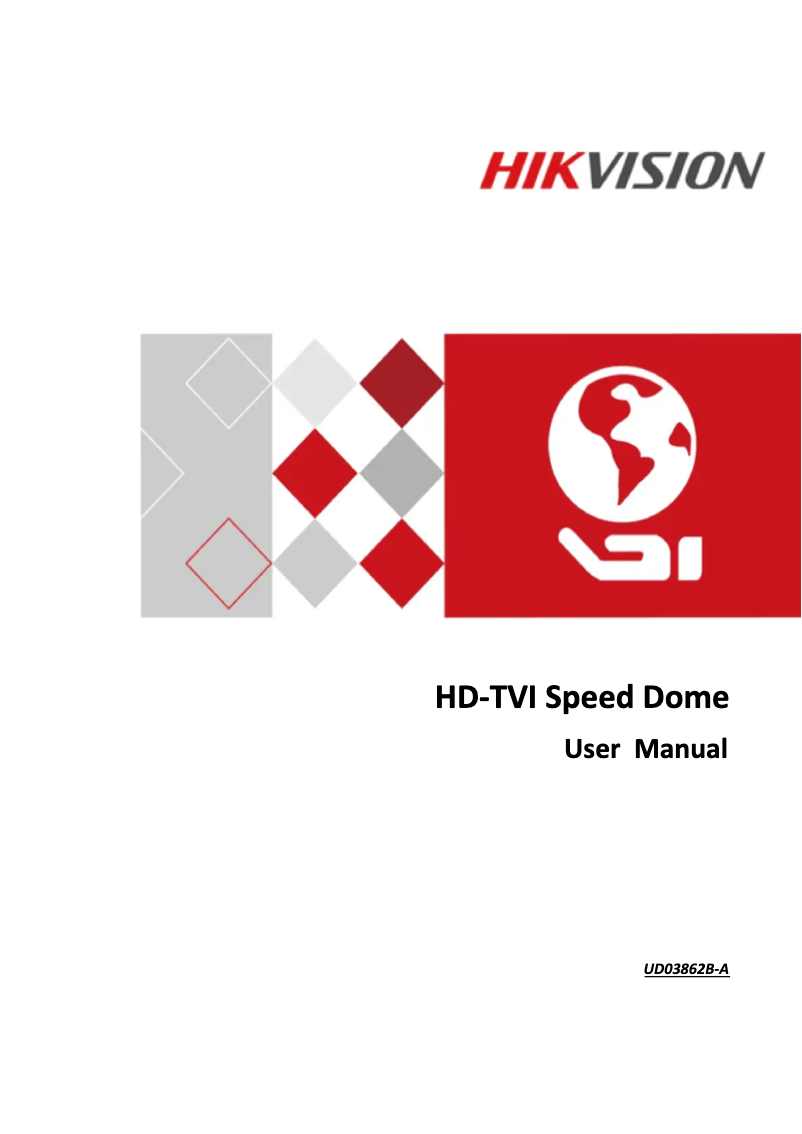 Page n°1 - Manuel utilisateur Hikvision DS-2AE4225TI-D