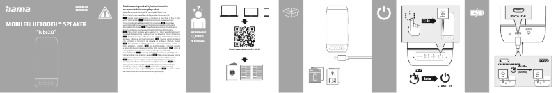 Page 1 de la notice Guide de démarrage rapide Hama Tube 2.0 00188205