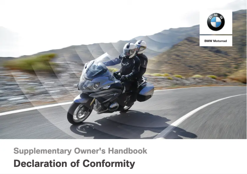 Image de la première page du manuel de l'appareil F 750 GS (2017)