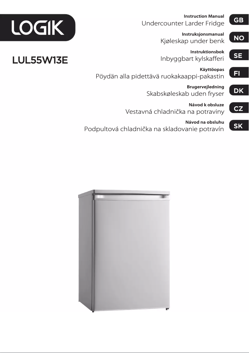 Page 1 de la notice Manuel utilisateur Logik LUL55W13E
