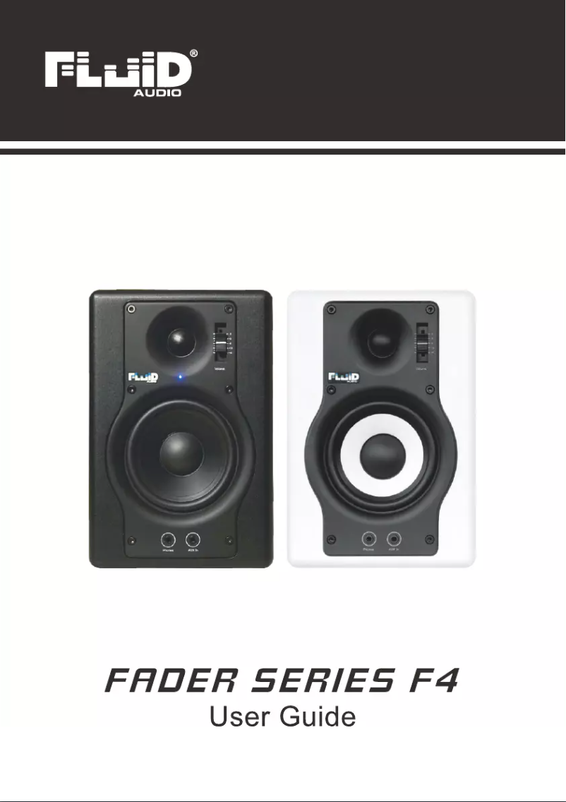 Image de la première page du manuel de l'appareil F4