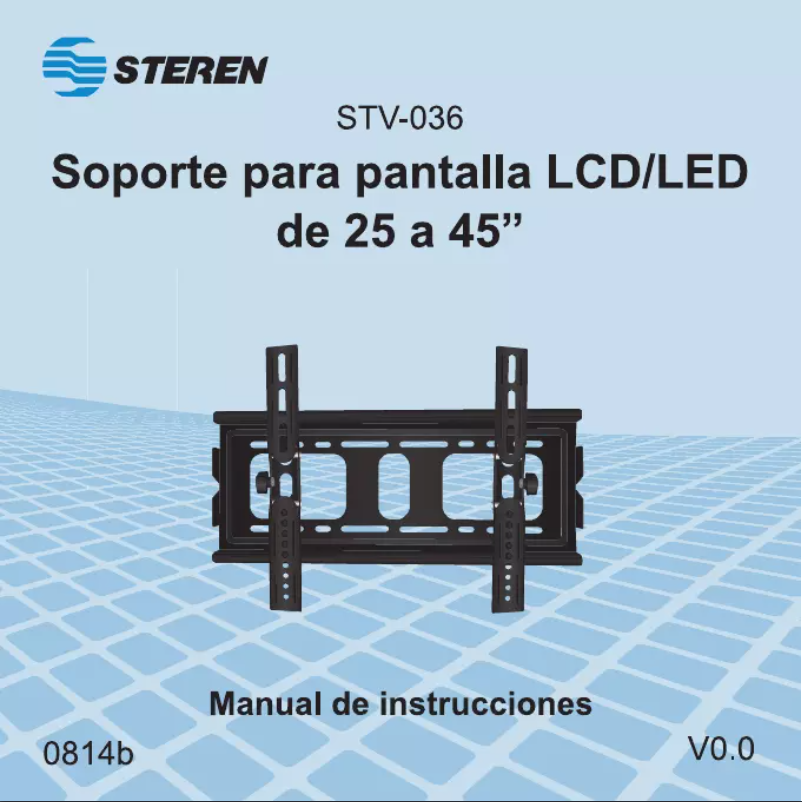 Page n°1 - Manuel utilisateur Steren STV-036