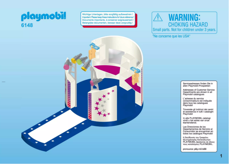 Image de la première page du manuel de l'appareil City Life Model with Catwalk 6148