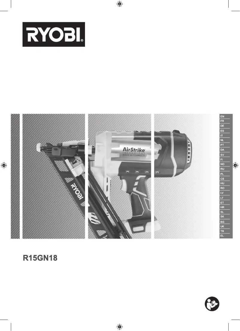 Page n°1 - Manuel utilisateur RYOBI One+ R15GN18