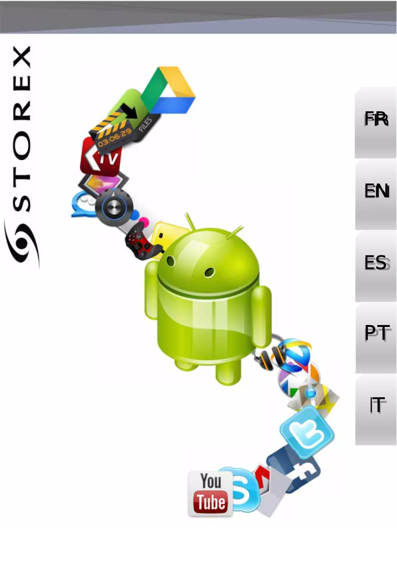 Page 1 de la notice Manuel utilisateur Storex EZeeTab 10D-11S