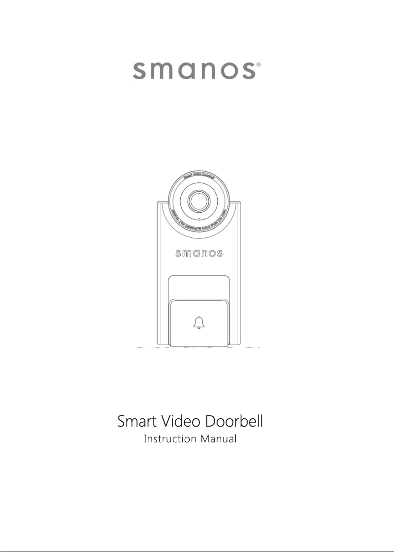 Page n°1 - Manuel utilisateur smanos Smart Video Doorbell DB-20