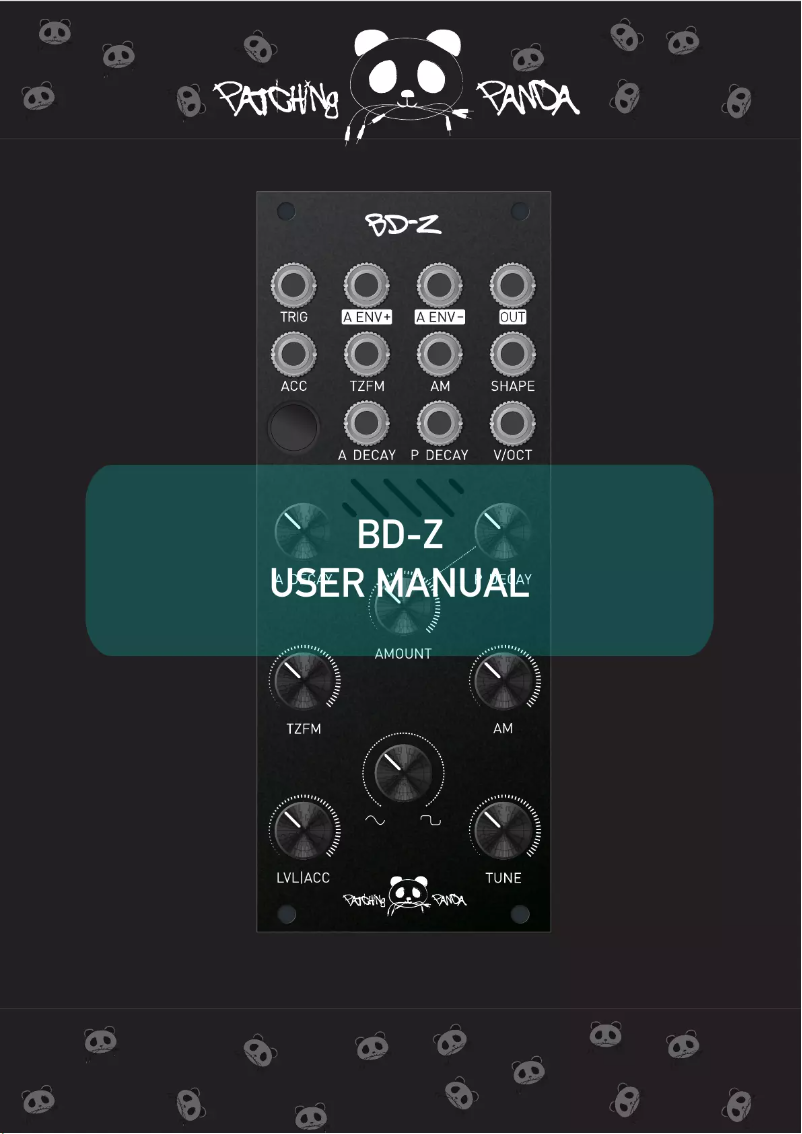 Image de la première page du manuel de l'appareil BD-Z