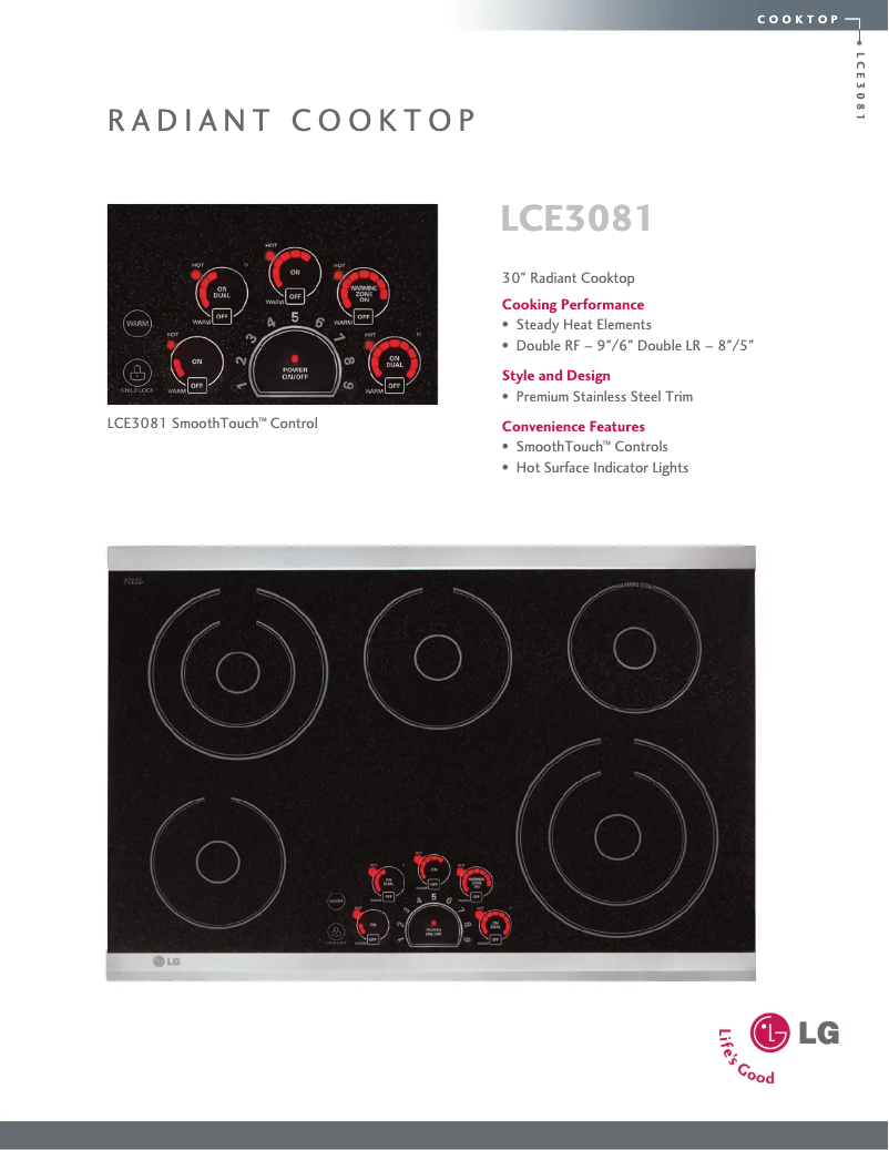 Image de la première page du manuel de l'appareil LCE3081ST