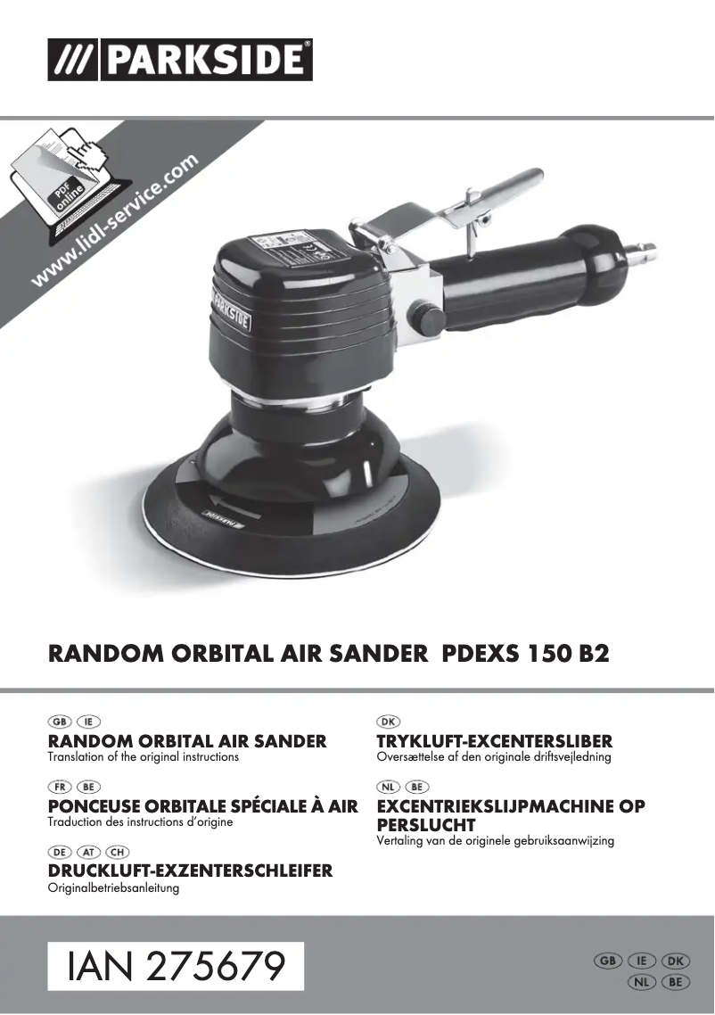 Image de la première page du manuel de l'appareil PDEXS 150 B2