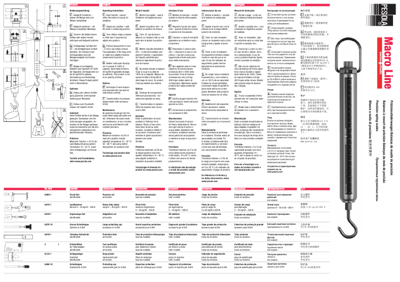 Page 1 de la notice Manuel utilisateur Kern 283-483