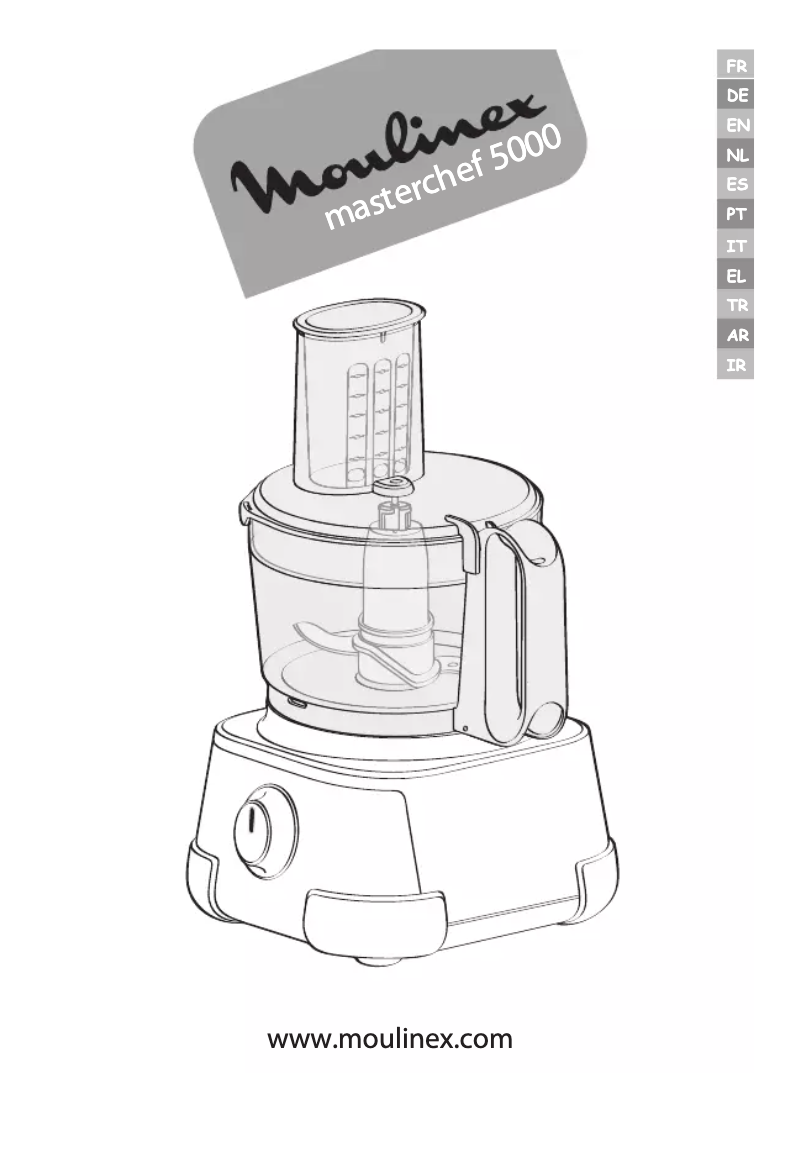 Image de la première page du manuel de l'appareil Masterchef 5000 FP513125