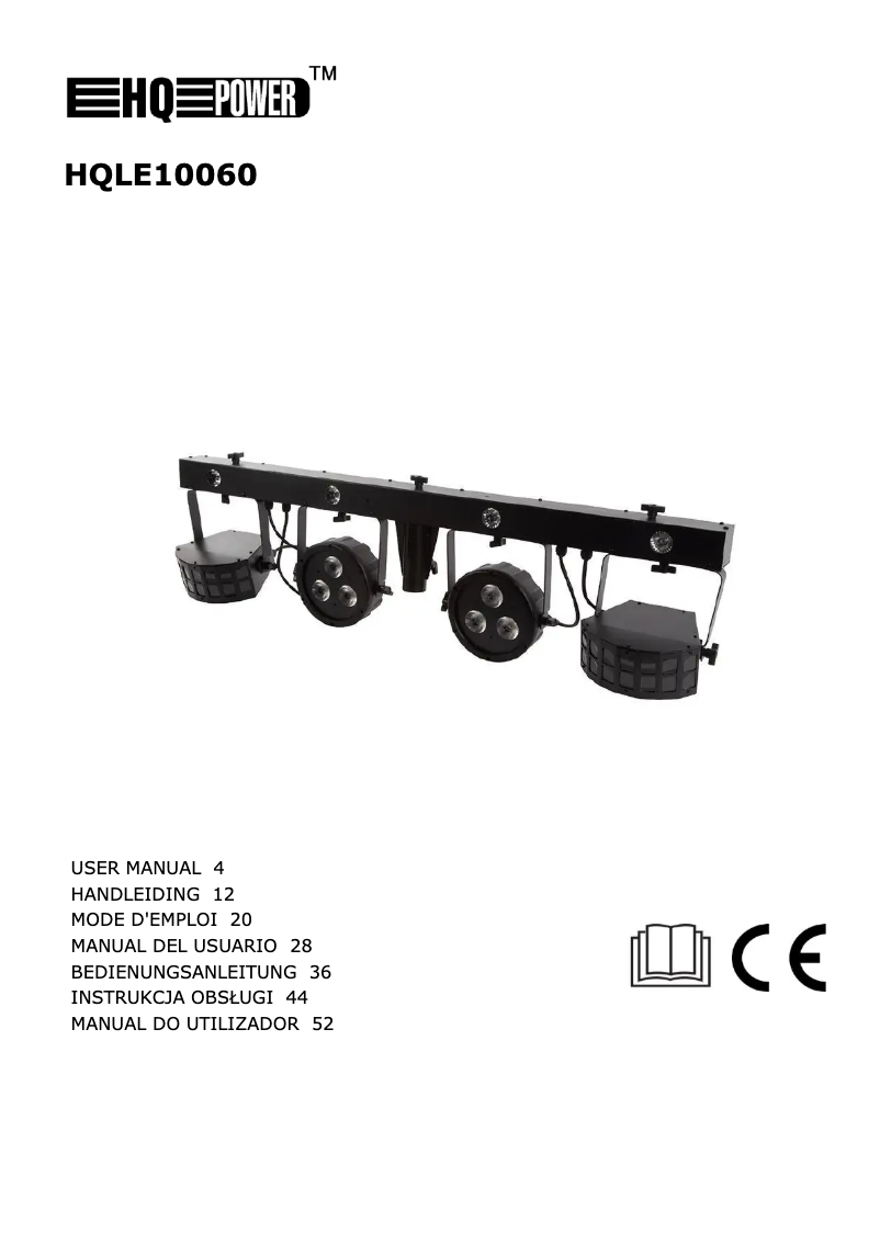 Page 1 de la notice Manuel utilisateur HQ Power HQLE10060