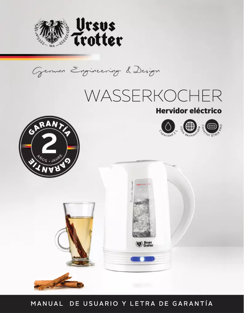 Page 1 de la notice Manuel utilisateur Ursus Trotter UT-KLAR20PW