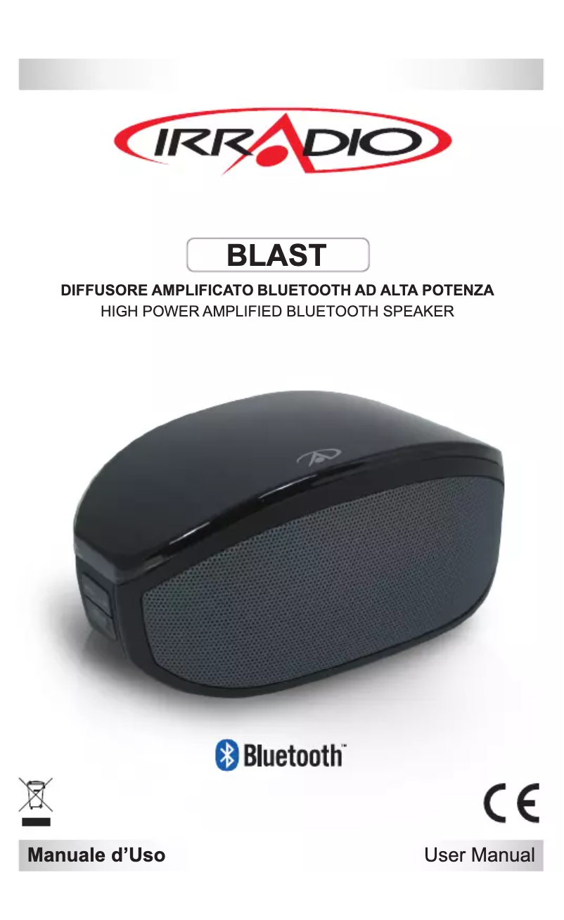 Page n°1 - Manuel utilisateur Irradio Blast