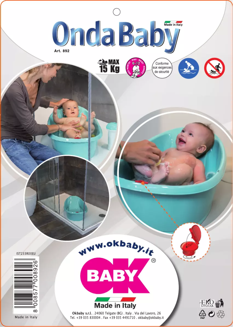 Image de la première page du manuel de l'appareil Onda Baby