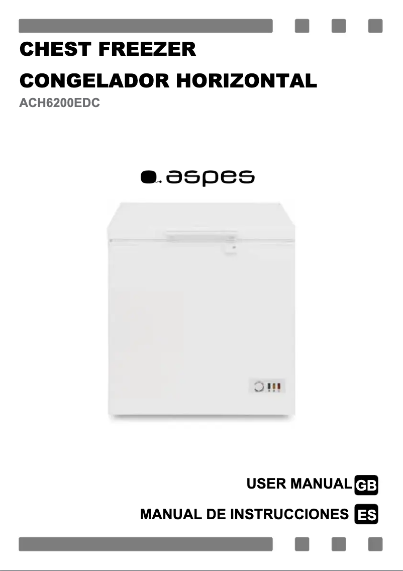 Image de la première page du manuel de l'appareil ACH6200EDC