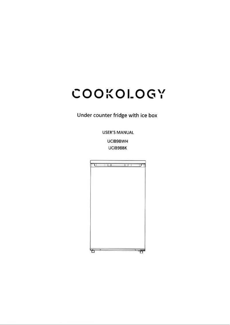 Page n°1 - Manuel utilisateur Cookology UCIB98WH