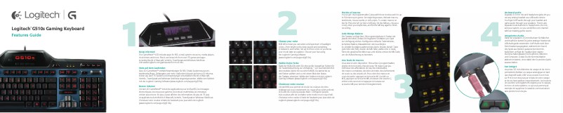 Page 1 de la notice Manuel utilisateur Logitech G510S