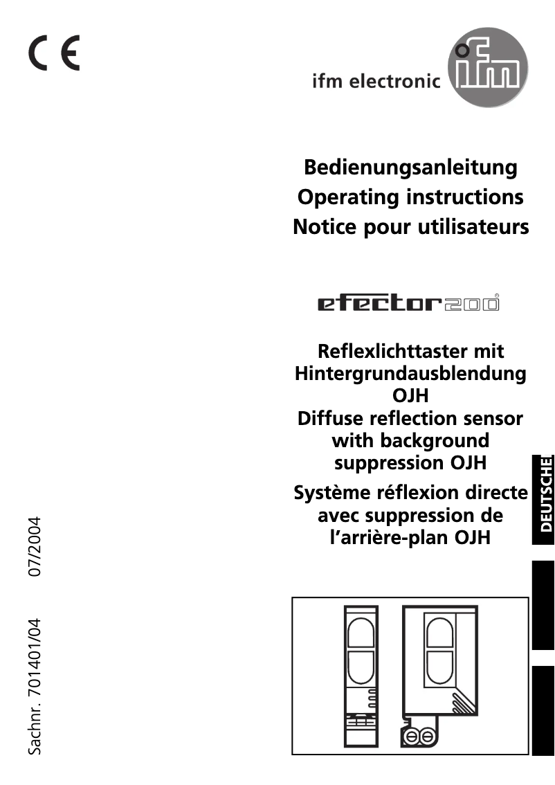 Image de la première page du manuel de l'appareil OJ5068