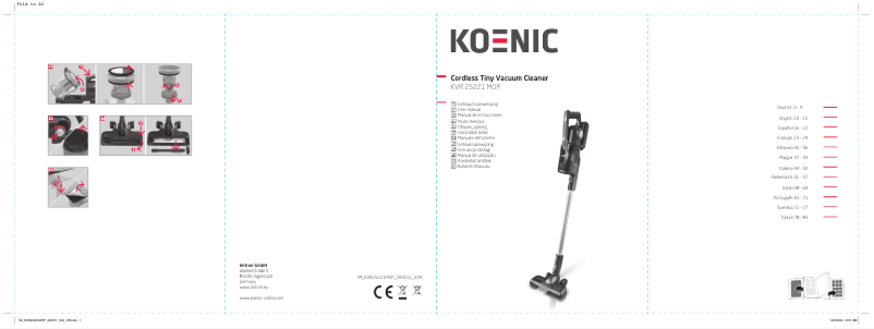 Page 1 de la notice Manuel utilisateur Koenic KVR 25221