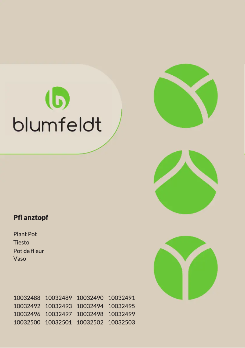 Page 1 de la notice Manuel utilisateur Blumfeldt Timberflor