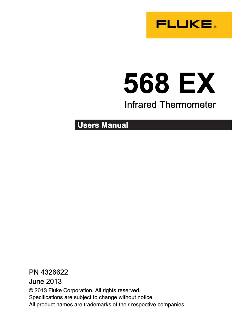 Image de la première page du manuel de l'appareil 568