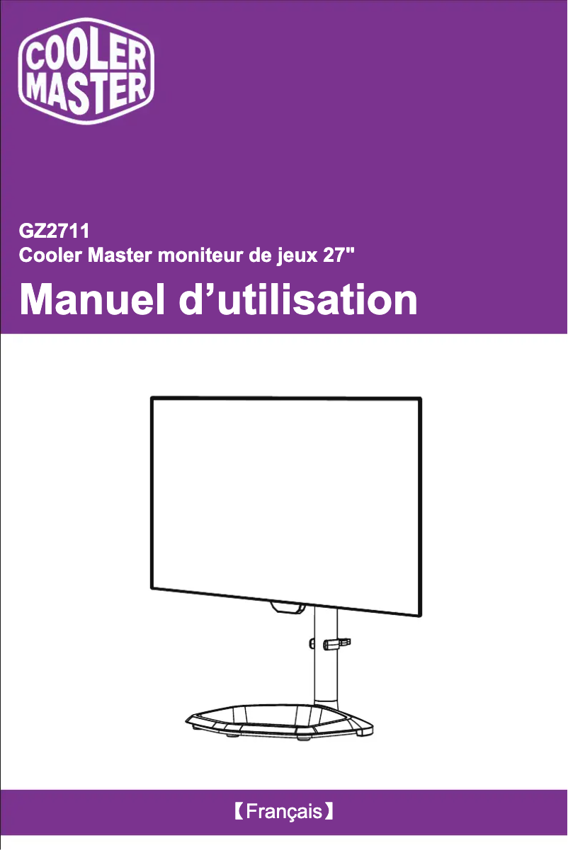 Image de la première page du manuel de l'appareil GZ2711