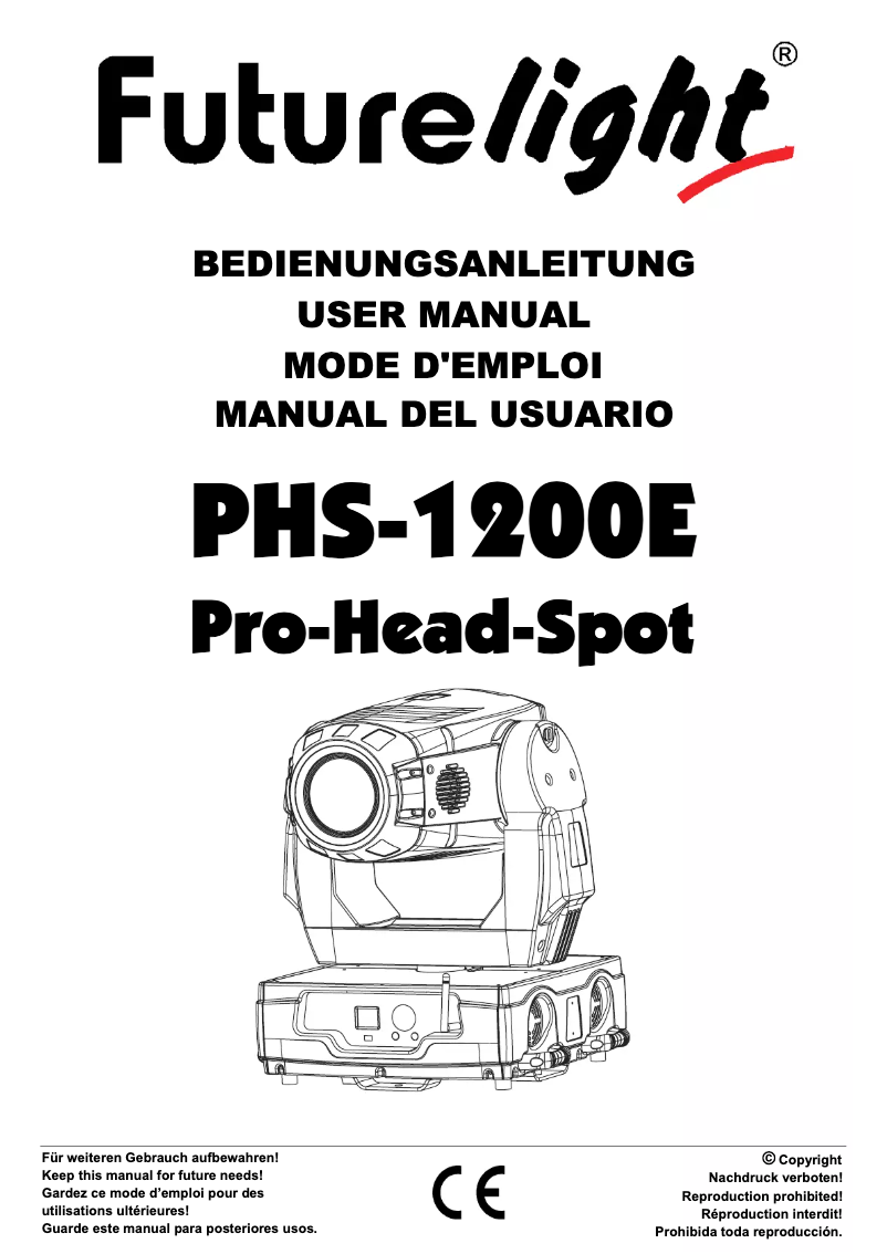 Image de la première page du manuel de l'appareil PHS-1200E