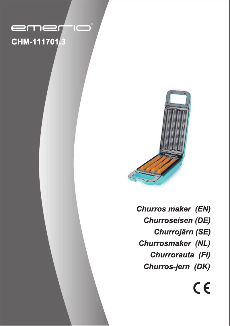 Imagen de la primera página del manual del dispositivo CHM-111701
