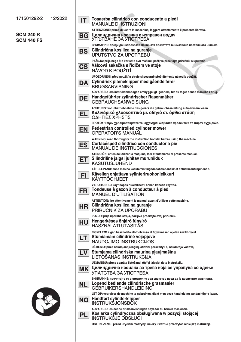 Image de la première page du manuel de l'appareil SCM 440 FS