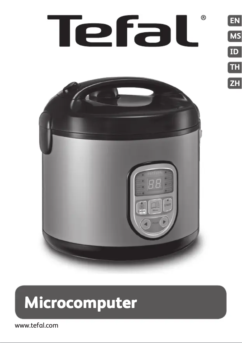 Page n°1 - Manuel utilisateur Tefal Microcomputer RK1068