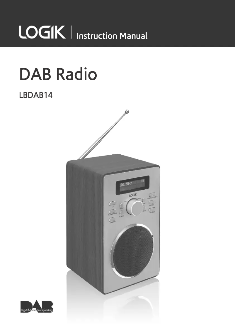 Image de la première page du manuel de l'appareil LBDAB14