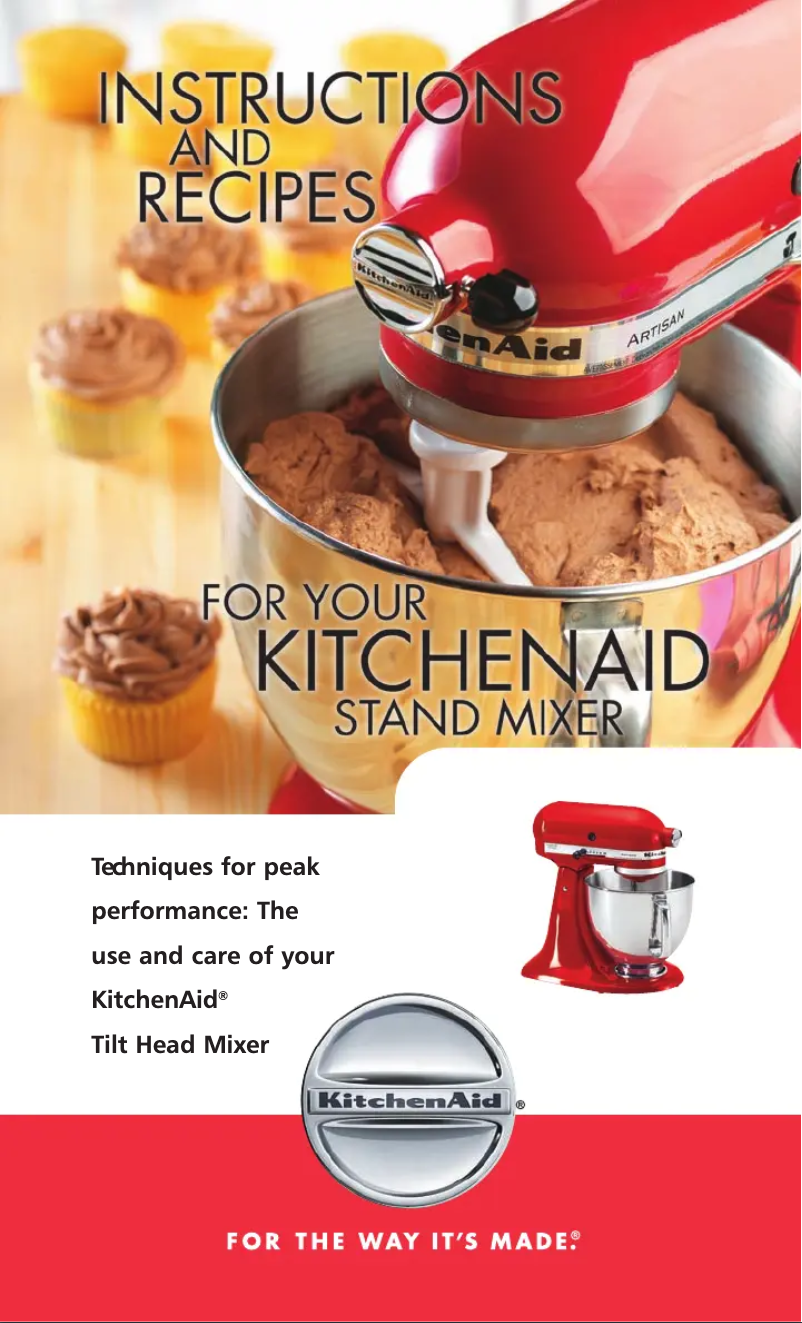 Page n°1 - Manuel utilisateur KitchenAid KSM95BU Ultra Power
