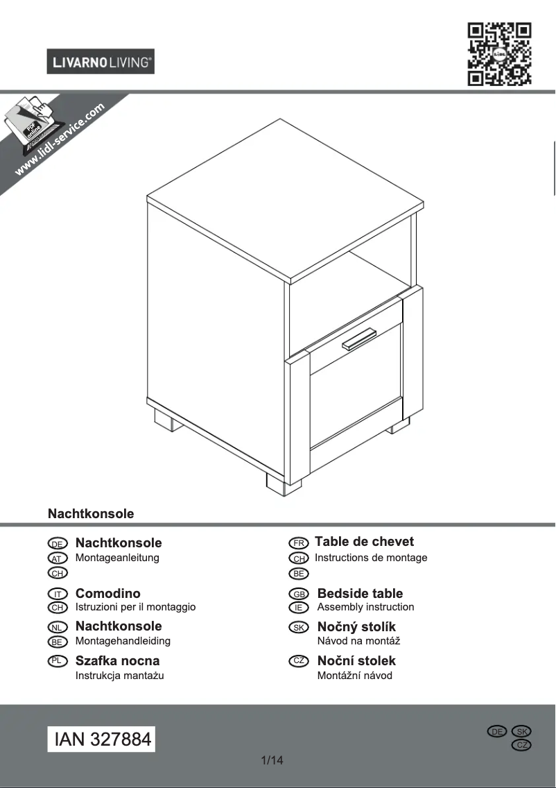 Page n°1 - Manuel utilisateur Livarno Lux IAN 327884