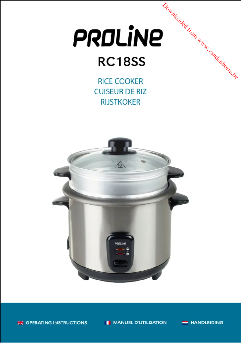 Page 1 de la notice Manuel utilisateur Proline RC18SS