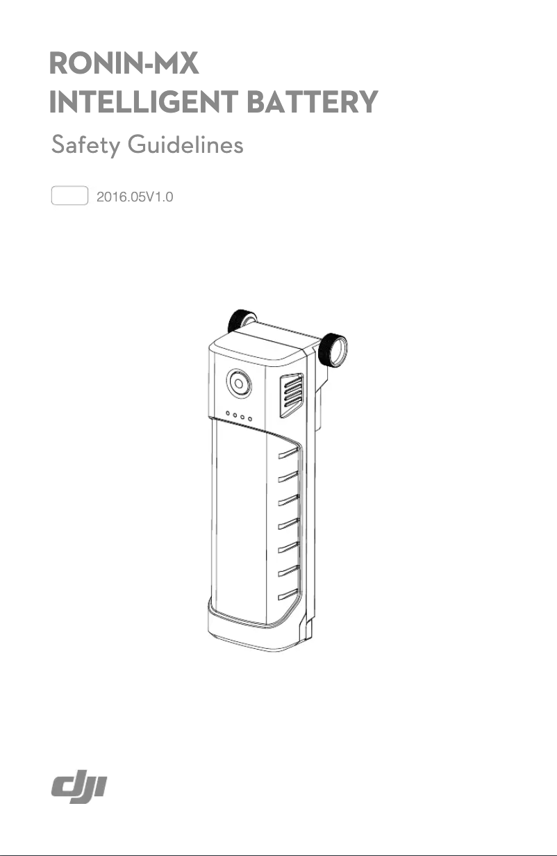 Image de la première page du manuel de l'appareil Ronin-MX