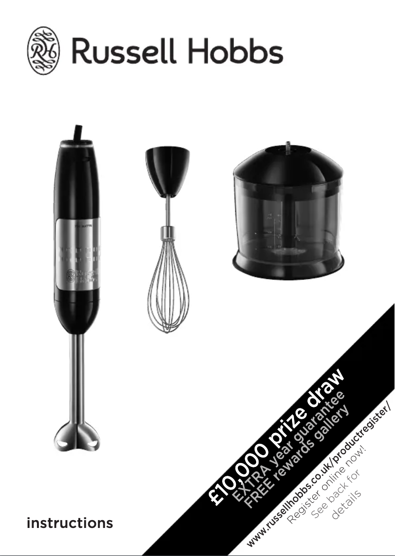 Page 1 de la notice Manuel utilisateur Russell Hobbs 20220-56