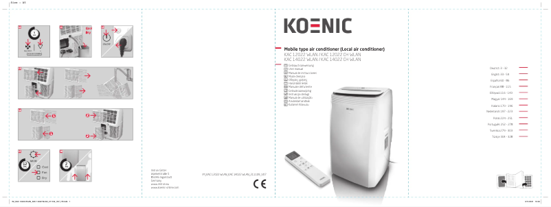 Page n°1 - Manuel utilisateur Koenic KAC 14022